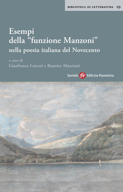 Esempi della «funzione Manzoni» nella poesia italiana del Novecento - copertina