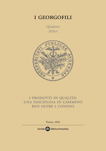 I prodotti di qualità. Una disciplina in cammino ben oltre i confini - copertina