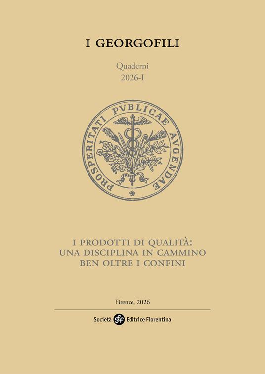 I prodotti di qualità. Una disciplina in cammino ben oltre i confini - copertina