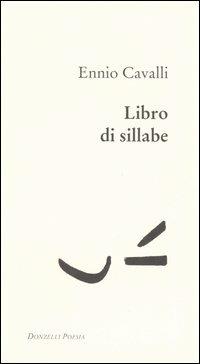 Libro di sillabe - Ennio Cavalli - copertina