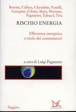 Rischio energia. Efficienza energetica e ruolo dei consumatori - copertina