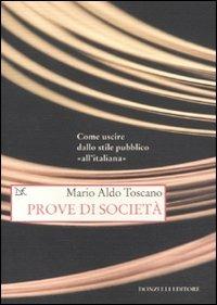 Prove di società - Mario A. Toscano - copertina