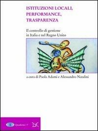 Istituzioni locali, performance, trasparenza - copertina