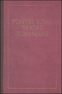 Fontes vitae beatae Johannae - copertina