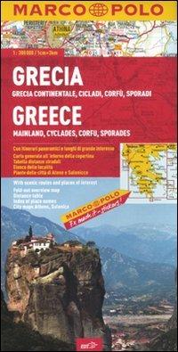 Grecia. Grecia continentale, Cicladi, Corfù, Sporadi 1:300.000. Ediz. multilingue - copertina