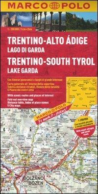Trentino-Alto Adige, Lago di Garda 1:200.000. Ediz. multilingue - copertina