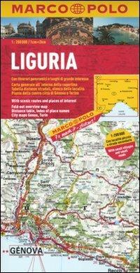 Liguria 1:200.000. Ediz. multilingue - copertina