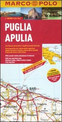Puglia 1:200.000. Ediz. multilingue - copertina
