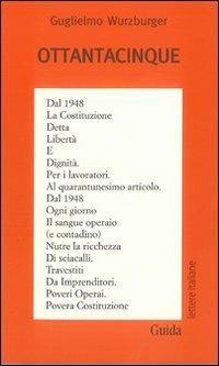 Ottantacinque - Guglielmo Wurzburger - copertina