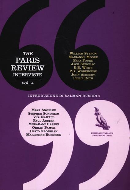 The Paris Review. Interviste. Vol. 4 - copertina