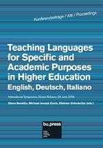 Teaching languages for specific and academic purposes in higher education: English, Deutsch, Italiano. Proceedings (29 June 2018)