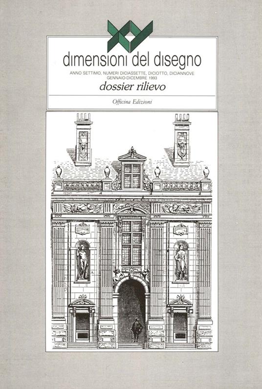 XY Dimensioni del disegno (1993). Vol. 17-18-19: Dossier rilievo - copertina