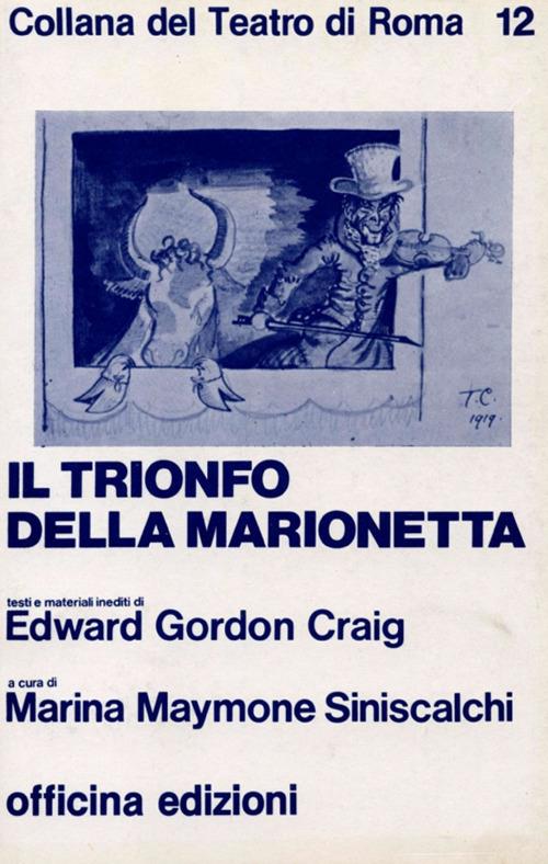 Il trionfo della marionetta - Edward Gordon Craig - copertina