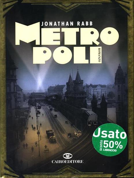 Metropoli - Jonathan Rabb - copertina