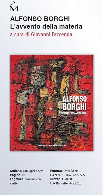 Alfonso Borghi. L'avvento della materia - Giovanni Faccenda - copertina