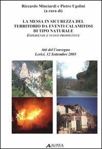 La messa in sicurezza del territorio da eventi calamitosi di tipo naturale: esperienze e nuove prospettive - copertina