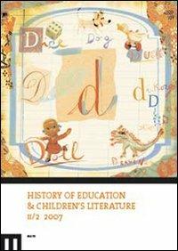 History of education & children's literature (2007). Vol. 2 - copertina