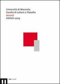 Annali della Facoltà di scienze della formazione dell'Università di Macerata (2005) - copertina
