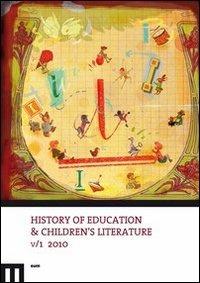 History of education & children's literature (2010). Vol. 1 - copertina