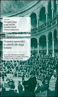Perpetue appendici e codicilli alle leggi italiane - copertina