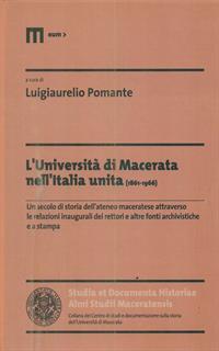 L'Università di Macerata nell'Italia unita (1861-1966)