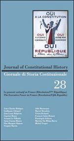 Giornale di storia costituzionale. Ediz. italiana e inglese. Vol. 28