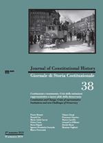 Giornale di storia Costituzionale (2019). Ediz. bilingue. Vol. 38: Costituzione e mutamento-Constitution and change.