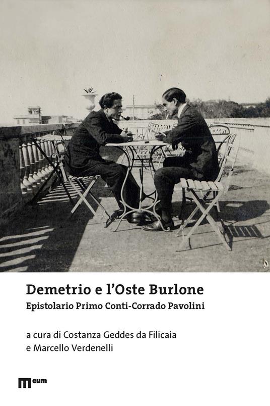 Demetrio e l'oste burlone. Epistolario Primo Conti-Corrado Pavolini - copertina