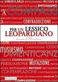Per un lessico leopardiano - copertina