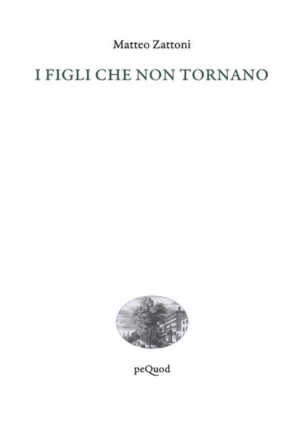 I figli che non tornano - Matteo Zattoni - copertina