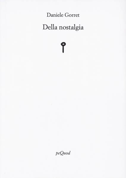Della nostalgia - Daniele Gorret - copertina