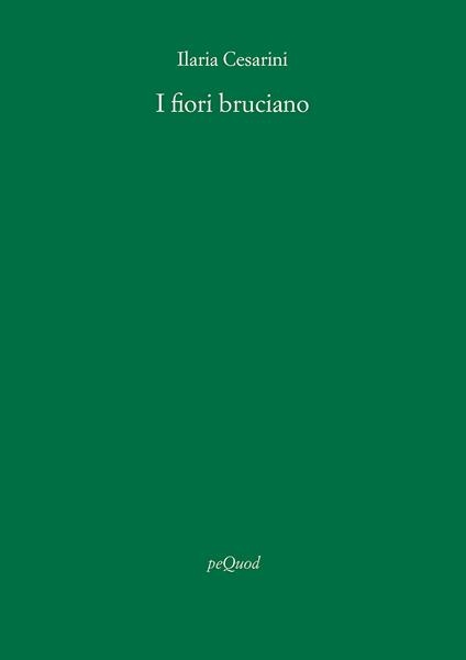 I fiori bruciano - Ilaria Cesarini - copertina