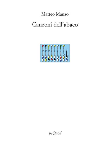 Canzoni dell'abaco - Matteo Manzo - copertina
