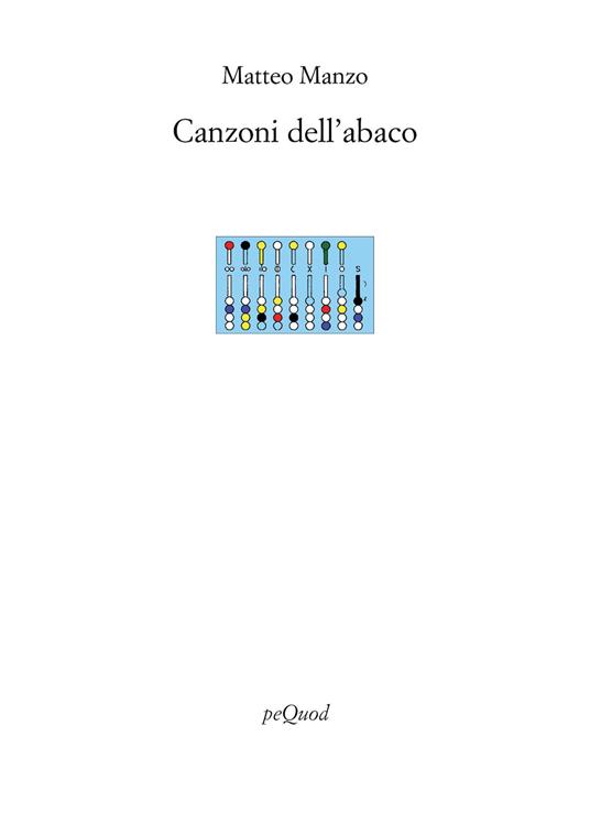 Canzoni dell'abaco - Matteo Manzo - copertina