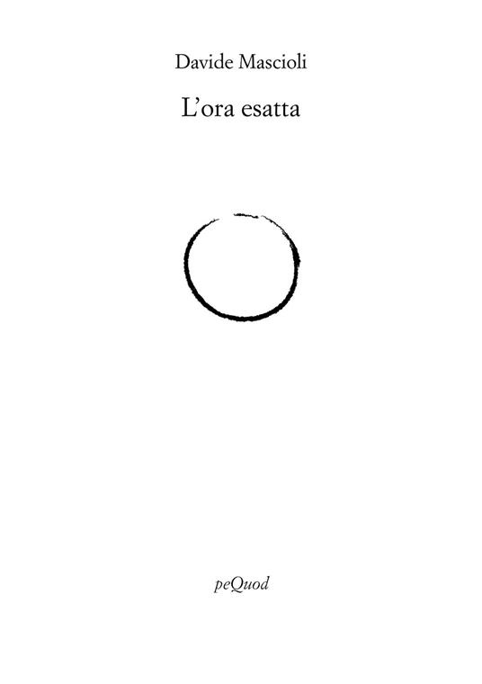 L'ora esatta - Davide Mascioli - copertina