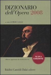 Dizionario dell'opera 2008 - copertina
