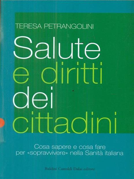 Salute e diritti dei cittadini - Teresa Petrangolini - 5
