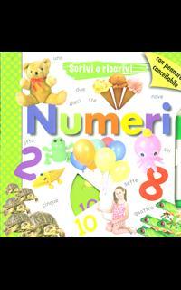 Scrivi e riscrivi. Numeri. Con gadget