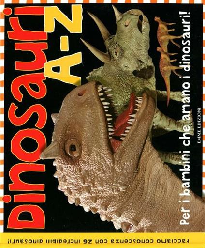 Dinosauri A-Z - copertina