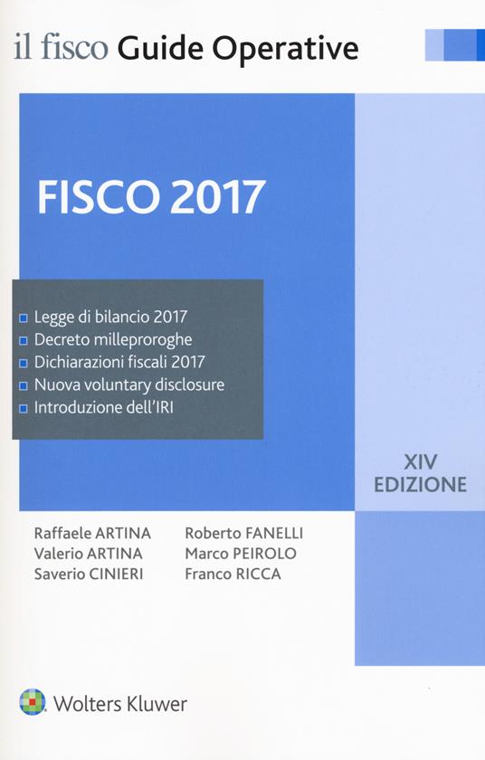 Fisco 2017. Imposte e adempimenti - copertina