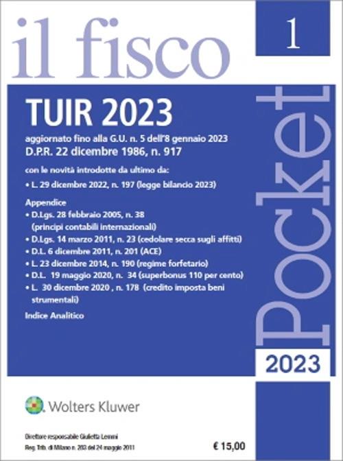 TUIR 2023 - copertina