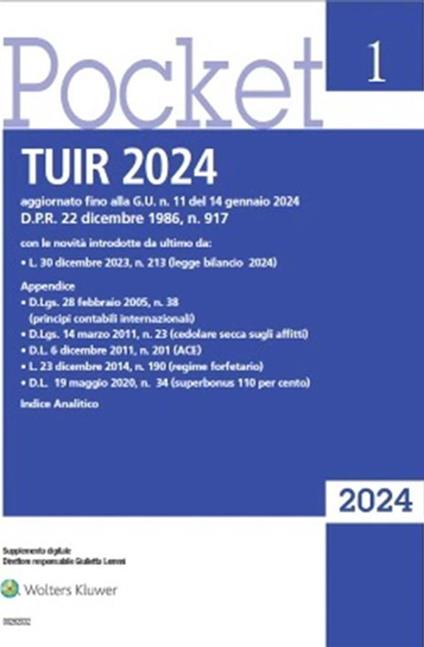 TUIR 2024 - copertina