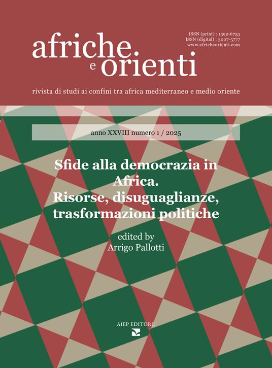 Afriche e Orienti (2025). Vol. 1 - copertina