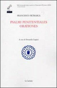 Salmi penitentiales orationes - Francesco Petrarca - copertina