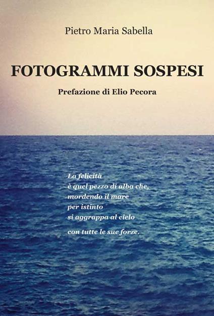 Fotogrammi sospesi - Pietro Maria Sabella - copertina