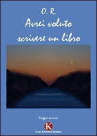 Avrei voluto scrivere un libro - copertina