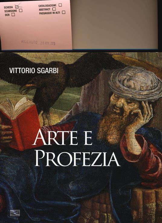 Arte e profezia - Vittorio Sgarbi - copertina