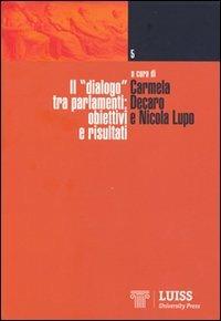 Il «dialogo» tra parlamenti. Obiettivi e risultati - copertina