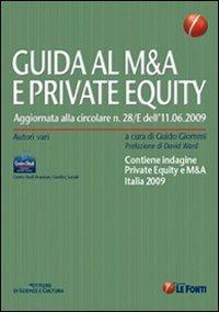 Guida al M&A e private equity 2009 - copertina