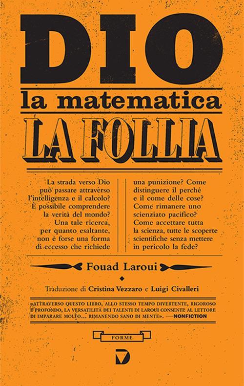 Dio, la matematica e la follia - Fouad Laroui - copertina